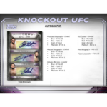 2024 Topps UFC Knockout Hobby 8 Box Case - Image 5