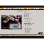 2024 Topps Gold Label UFC Hobby Box - Image 6