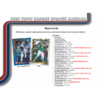 2025 Topps Chrome Update Baseball Hobby 12 Box Case - Image 3