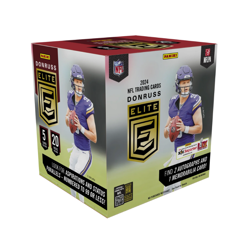 resizingforshopify-2024-09-19T104208.338 2024 Donruss Elite Football Hobby 12 Box Case - Image 1