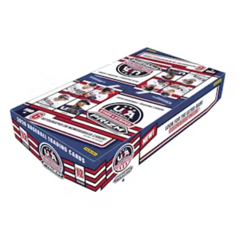 resizingforshopify-2026-03-12T125803.199 2026 Panini USA Stars & Stripes Prizm Baseball Hobby 12 Box Case - Image 1