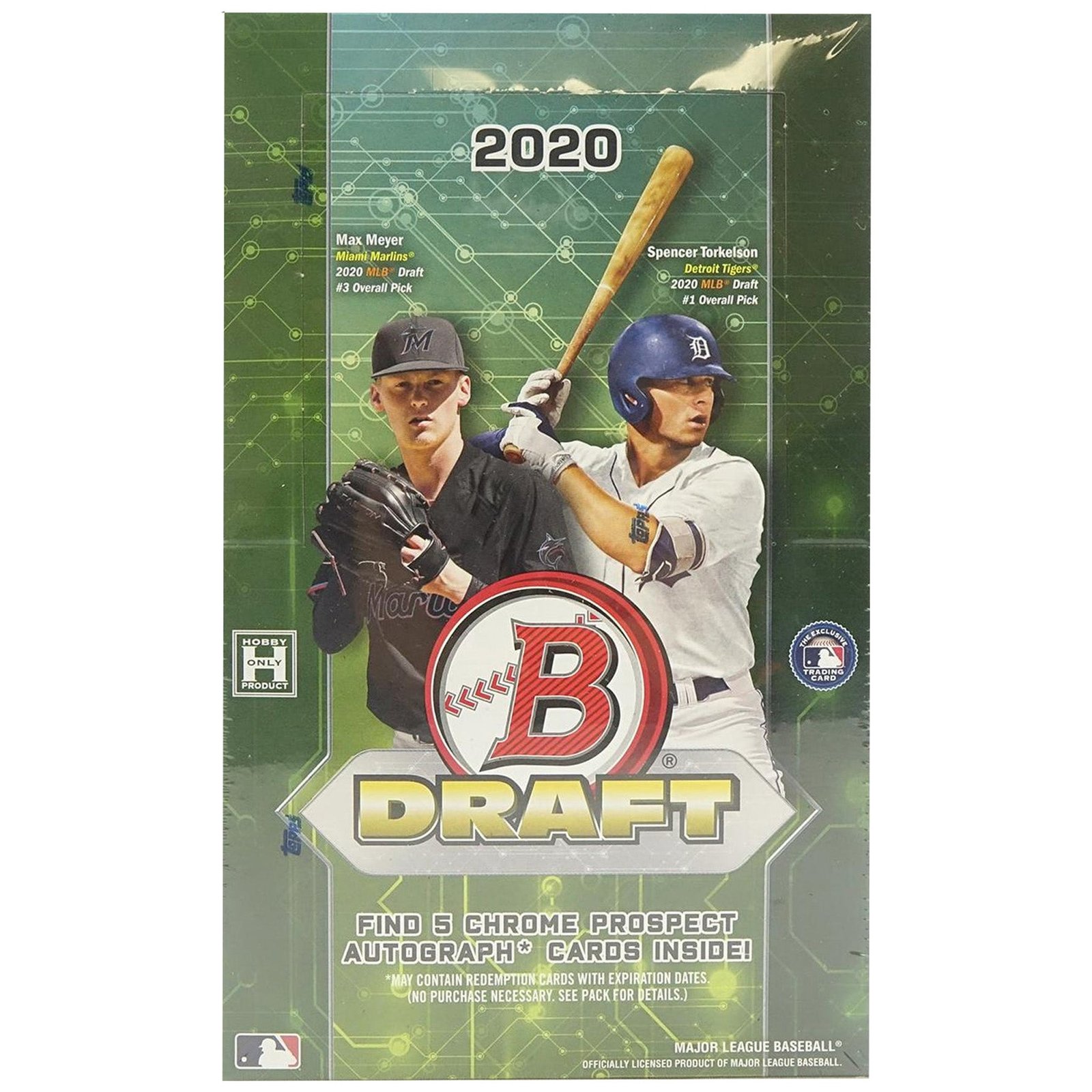 2020BowmanDraftSuperJumbo 2020 Bowman Draft Baseball Super Jumbo Hobby Box - Image 1