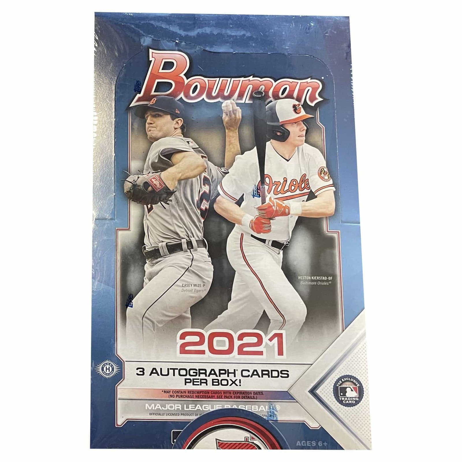 2021-bowman-baseball-jumbo-hta-hobby-box_64b71f3a-d14f-4cd3-b8d3-f5128d87eb73 2021 Bowman Baseball Jumbo HTA Hobby 8 Box Case - Image 1