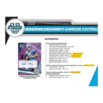 2023 Bowman Chrome University Football Breaker's Delight Box - Image 5
