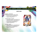 2023 Topps Cosmic Chrome Baseball Hobby 12 Box Case - Image 4