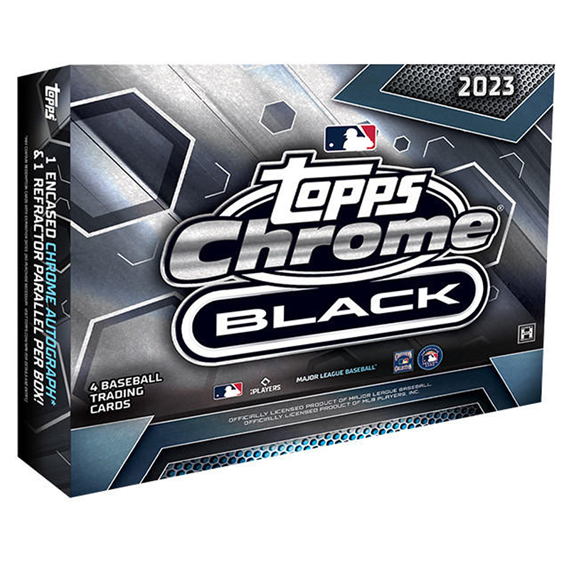 2024ToppsChromeBlackBaseball 2024 Topps Chrome Black Baseball Hobby 12 Box Case - Image 1