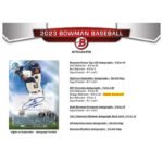 2023 Bowman Baseball Jumbo Box - Image 8