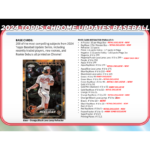 2024 Topps Chrome Update Series Baseball Hobby 6 Box Case - Image 3