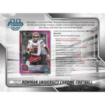 2025 Bowman University Chrome Football Hobby Box - Image 2