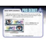 2024 Topps Pro Debut Baseball Hobby Jumbo Box - Image 2
