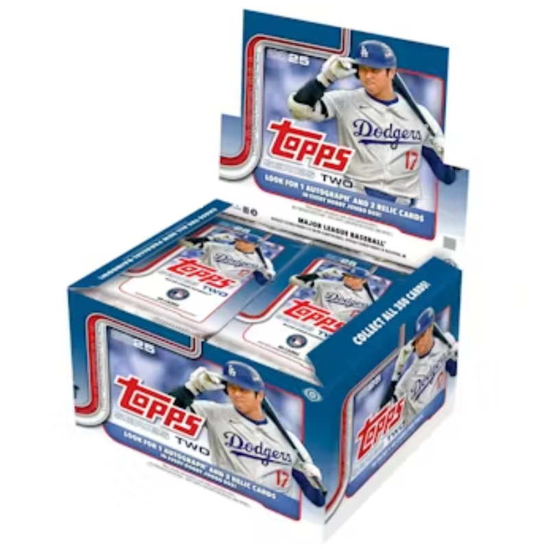 resizingforshopify-2025-05-23T173357.476 2025 Topps Series 2 Baseball Jumbo Box - Image 1