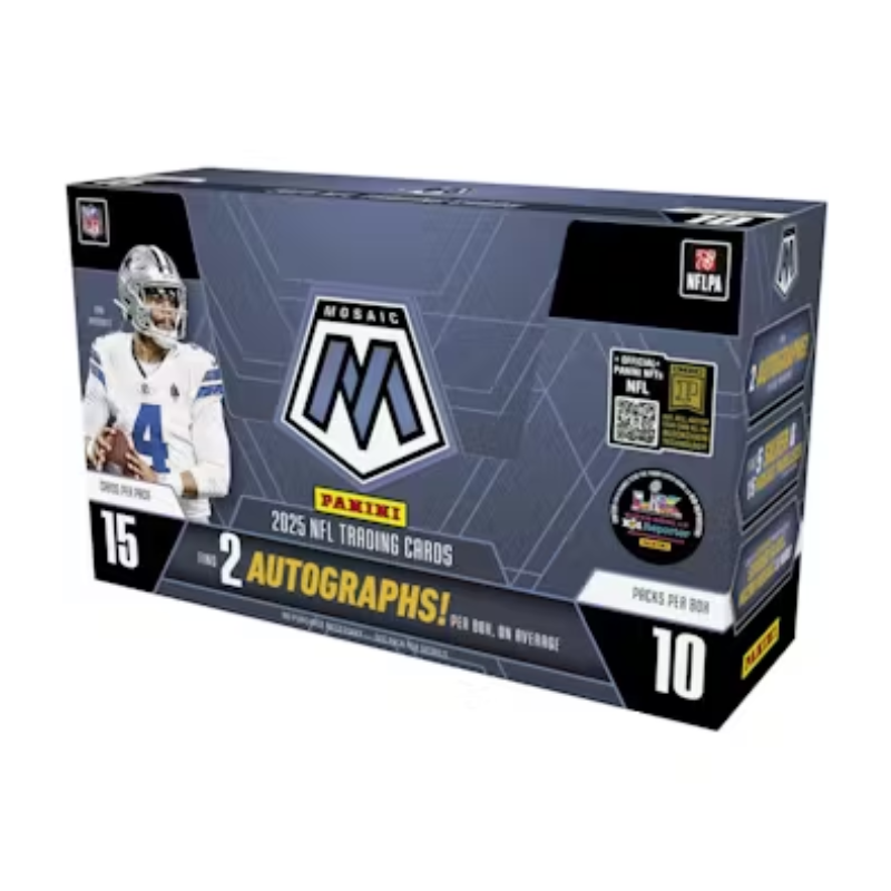 resizingforshopify-2025-10-02T122214.214 2025 Panini Mosaic Football Hobby Box - Image 1