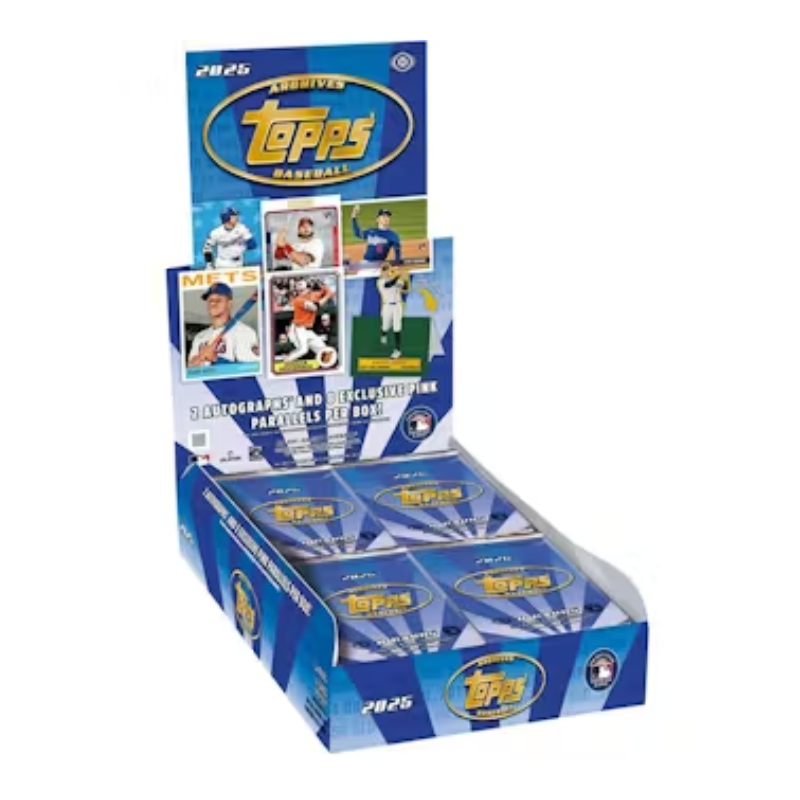 resizingforshopify-2025-12-04T161014.075_ec01eae4-cddf-457b-b4f5-09ede0692486 2025 Topps Archives Baseball Hobby Box - Image 1