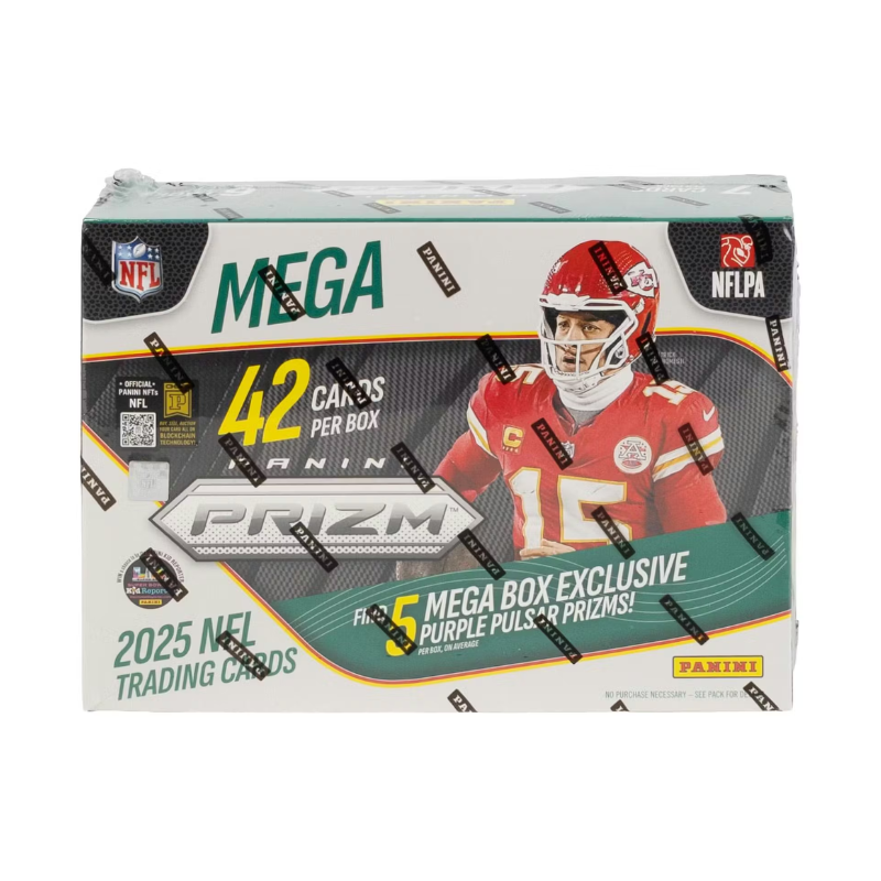 resizingforshopify-2026-05-13T162048.605 2025 Panini Prizm Football Hobby Mega 20 Box Case - Image 1