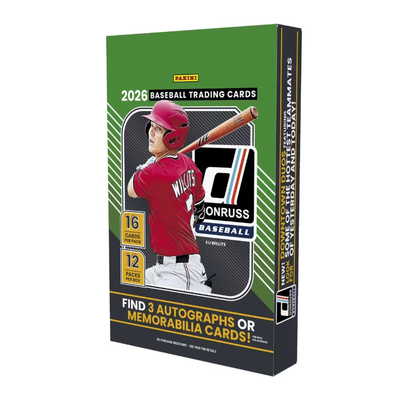 resizingforshopify-2026-05-21T114631.633_b2122f80-995a-441d-8861-f1c058f5d687 2026 Panini Donruss Baseball Hobby Box - Image 1