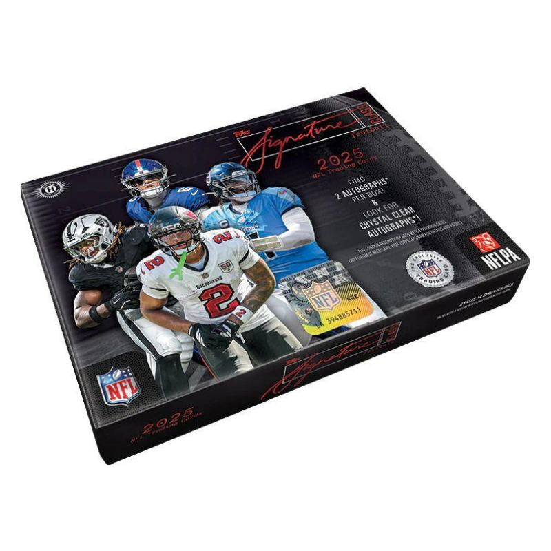 resizingforshopify-2026-05-26T144514.910 2025 Topps Signature Class Football Hobby 12 Box Case - Image 1