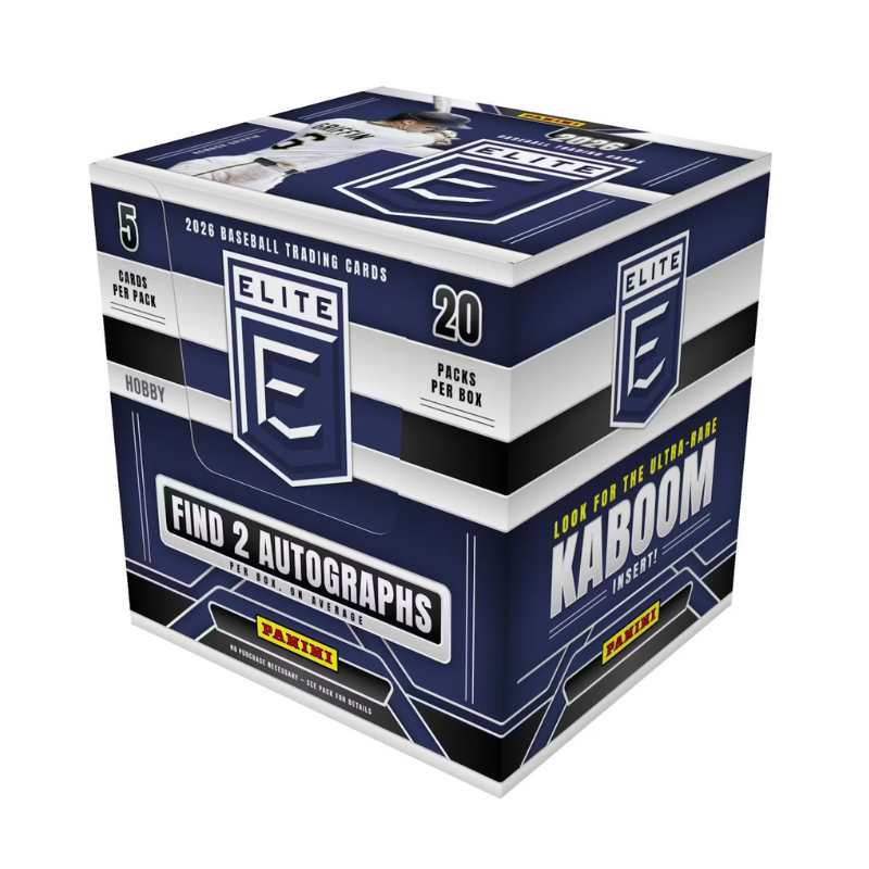 resizingforshopify-2026-05-27T142158.270 2026 Panini Donruss Elite Baseball Hobby 12 Box Case - Image 1