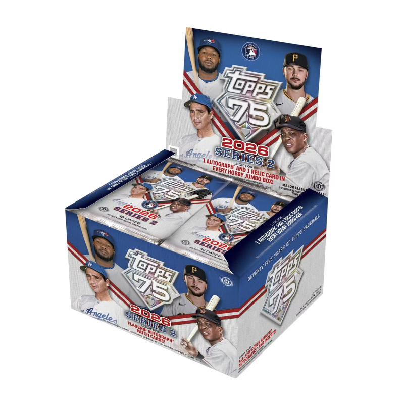 resizingforshopify-2026-05-28T124827.462 2026 Topps Series 2 Baseball Jumbo 6 Box Case - Image 1