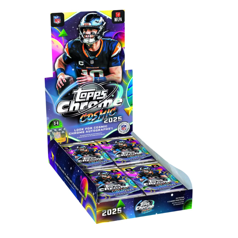 resizingforshopify-2026-06-11T125644.093 2025 Topps Cosmic Chrome Football Hobby 8 Box Case - Image 1