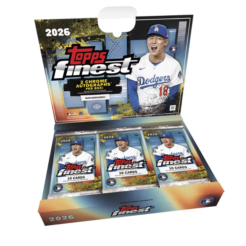 resizingforshopify-2026-06-23T124652.439 2026 Topps Finest Baseball Hobby 8 Box Case - Image 1