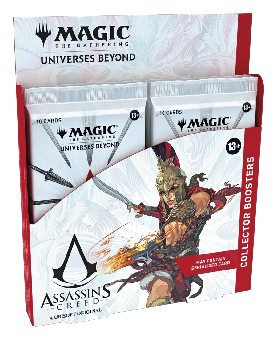 MTGACR_EN_BstrDspBx_Clctr_01_01 Magic: The Gathering - Universes Beyond - Assassin's Creed - Collector Booster Box (12x Packs) - Image 1