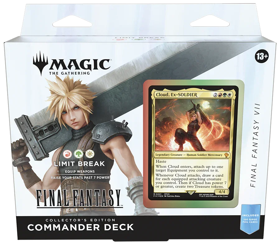 MTGFIN_EN_OtrBx_ClctrCmndr_02_02 Magic: The Gathering - Universes Beyond - Final Fantasy - Collector Commander Deck - Cloud, Ex-Soldier - Image 1