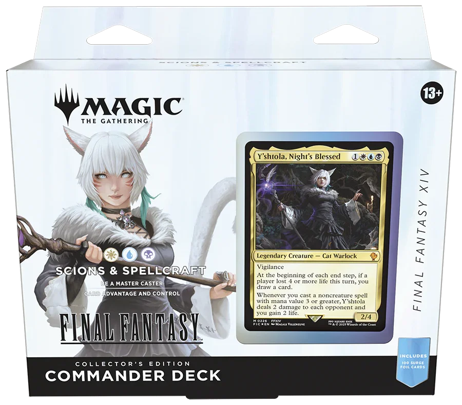 MTGFIN_EN_OtrBx_ClctrCmndr_04_02 Magic: The Gathering - Universes Beyond - Final Fantasy - Collector Commander Deck - Y'shtola, Night's Blessed - Image 1