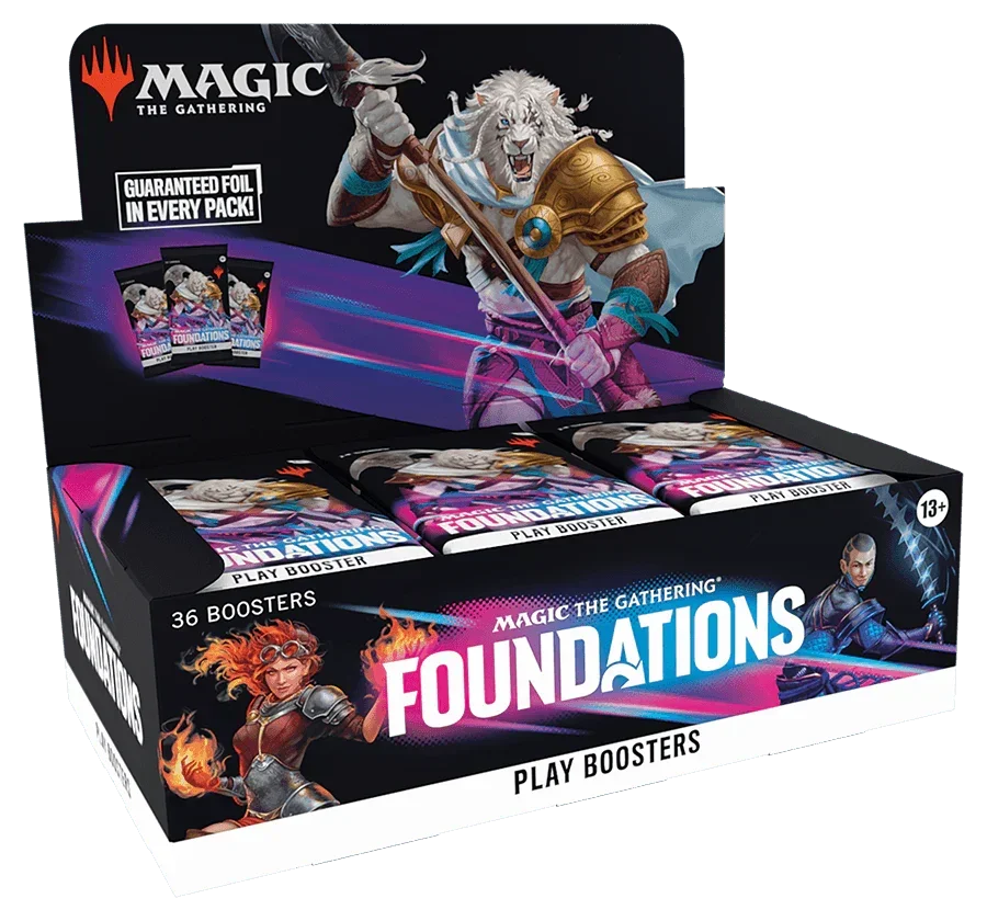 MTGFND_EN_DspBx_Play_01_01_4b96d748-10ed-4f59-a712-8c3c8d62eee5 Magic: The Gathering - Foundations - Display Case (6x Play Boxes) - Image 1
