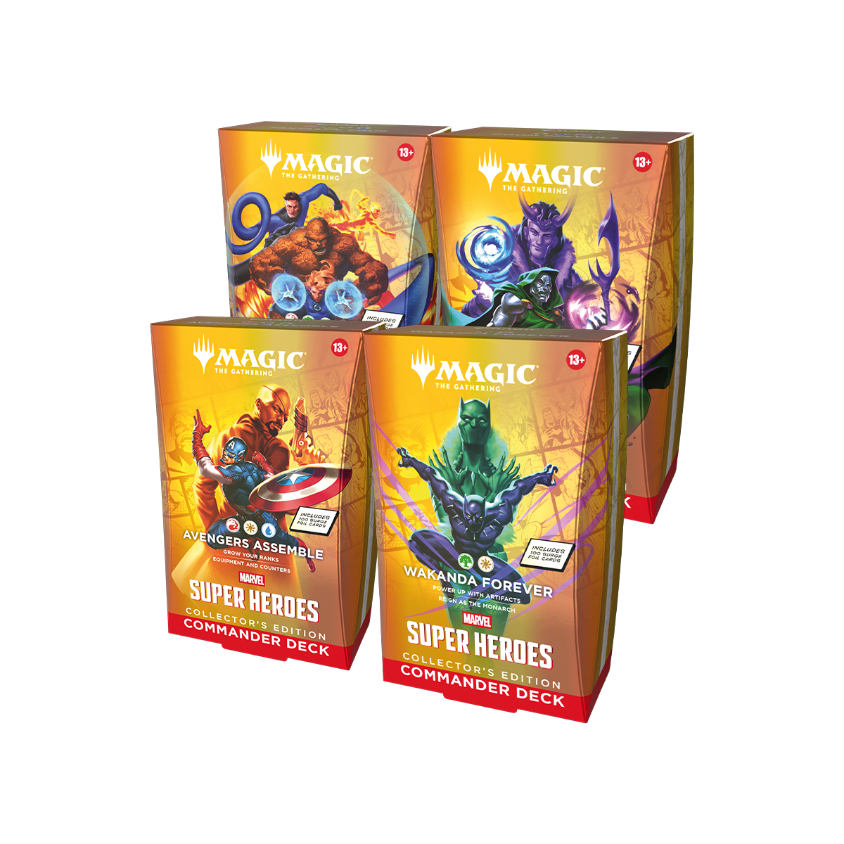 MTGMSH_EN_Clctr_Cmndr_OtrBx_05_e7237179-2174-4eea-9aa6-65061c1e4b42 Magic: The Gathering - Universes Beyond - Marvel Super Heroes - Collector Commander Deck - Bundle - Image 1