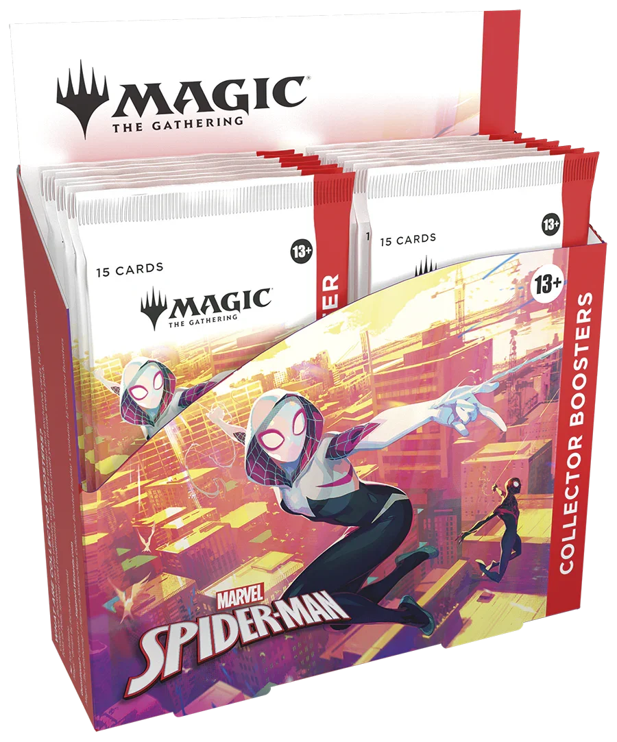 MTGSPM_EN_DspBx_Clctr_01_01 Magic: The Gathering - Universes Beyond - Marvel's Spider-Man - Collector Booster Box (12x Packs) - Image 1