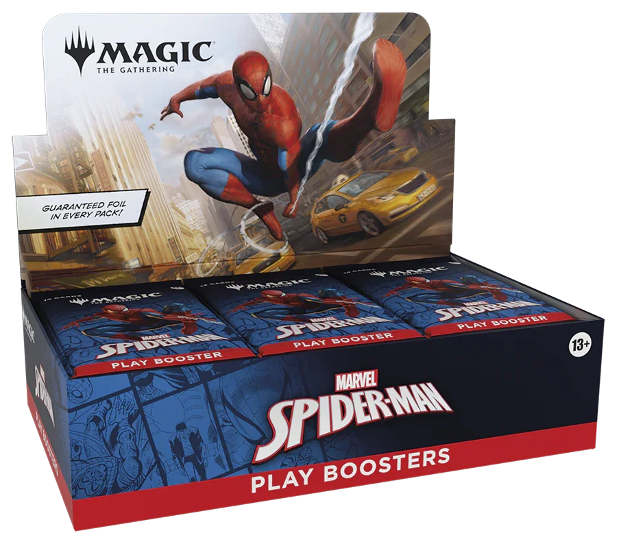 MTGSPM_EN_DspBx_Play_01_01 Magic: The Gathering - Universes Beyond - Marvel's Spider-Man - Play Booster Box (30x Packs) - Image 1