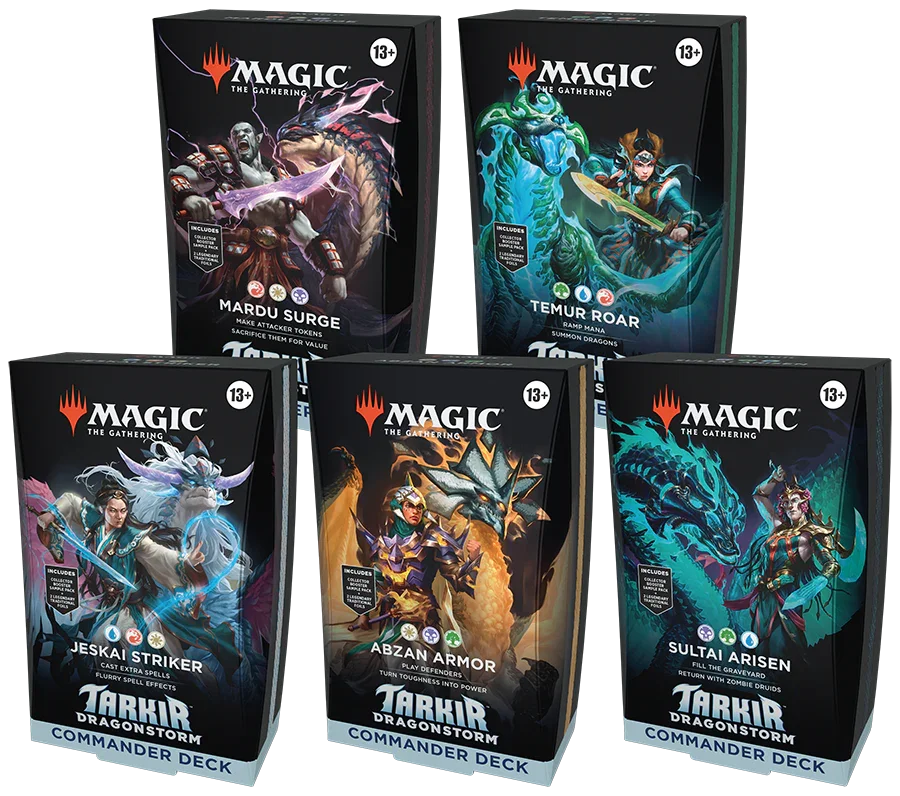 MTGTDM_EN_OtrBx_Cmndr_All Magic: The Gathering - Tarkir: Dragonstorm - Commander Deck - Bundle - Image 1