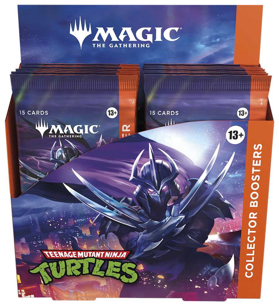 MTGTMT_EN_DspBx_Clctr_02_02 Magic: The Gathering - Universes Beyond - Teenage Mutant Ninja Turtles - Collector Booster Box (12x Packs) - Image 1