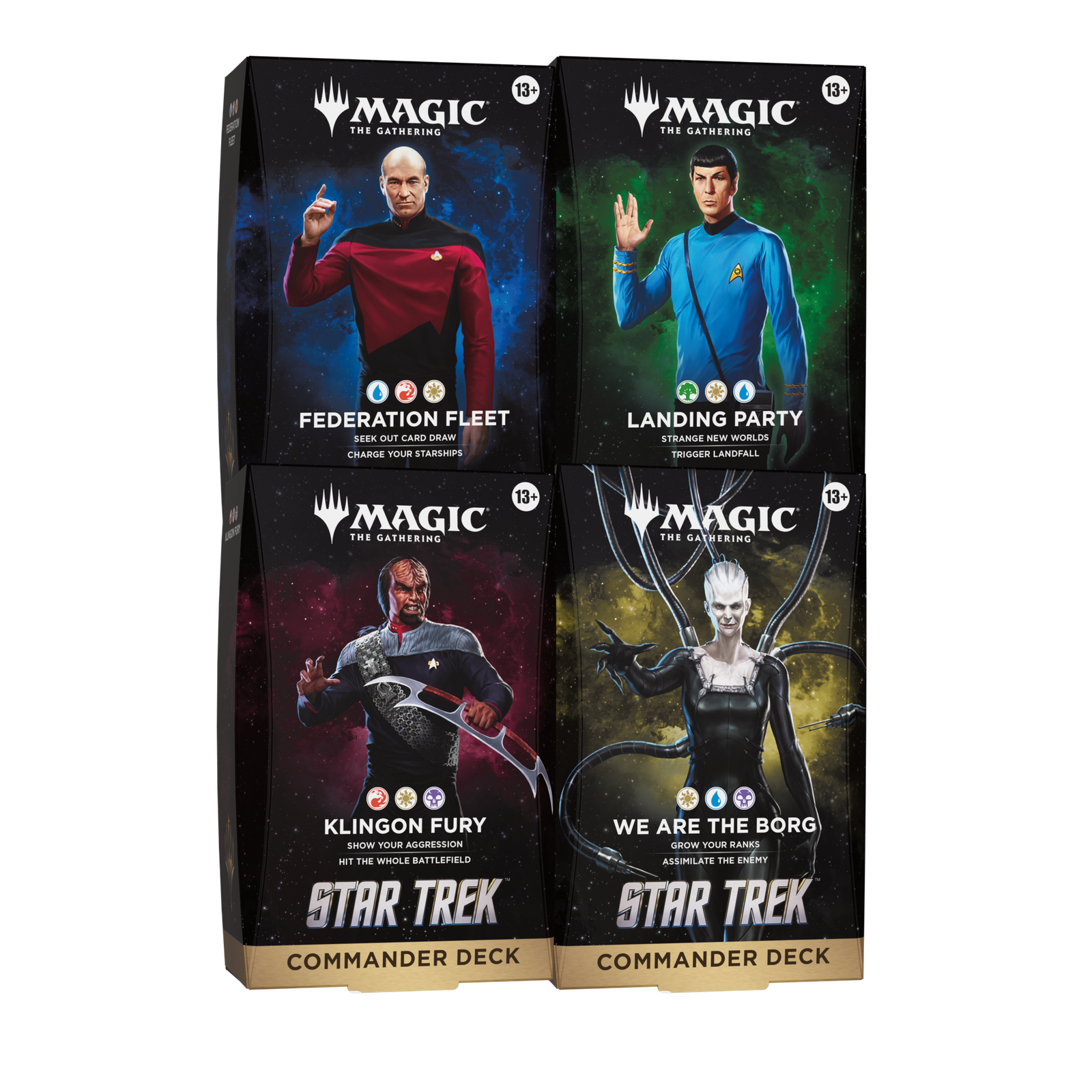 MTGTRK_EN_Cmndr_OtrBx_01_01_9d6899a5-1b18-4665-8ad4-96f6f298a58b Magic: The Gathering - Star Trek - Commander Deck - Bundle - Image 1