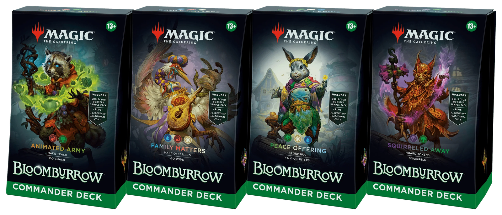 group_928cd0cc-f117-4ff9-bf24-35353044e94c Magic: The Gathering - Bloomburrow - Commander Deck - Bundle - Image 1
