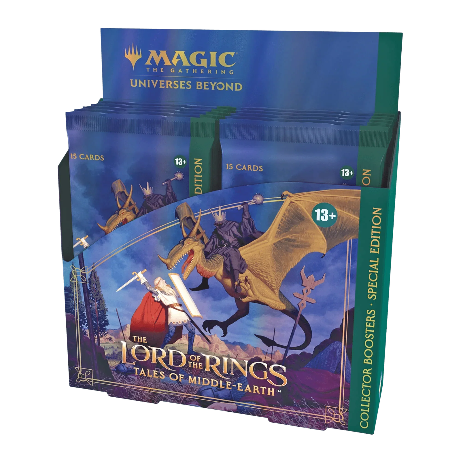 magic-the-gathering-lord-of-the-rings-tales-of-middle-earth-collector-booster-box-12-packs-special-holiday-edition-the-card-vault-1 Magic: The Gathering - Universes Beyond - Lord of the Rings: Tales of Middle-Earth - Collector Booster Box (12x Packs) - Special Holiday Edition - Image 1