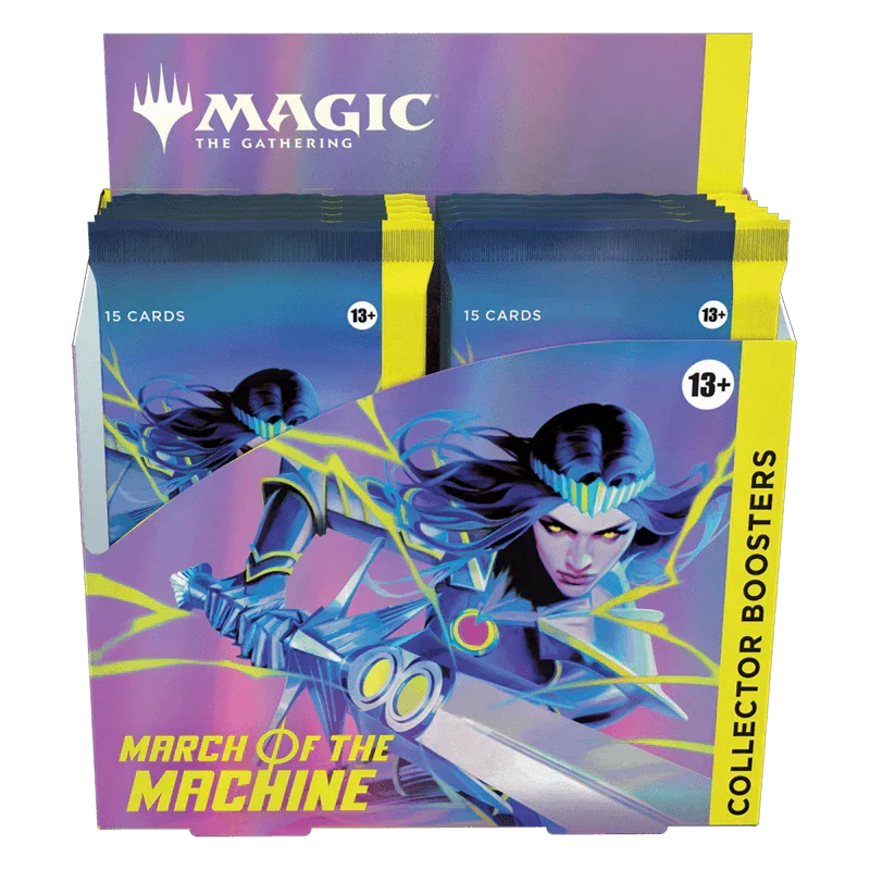 magic-the-gathering-march-of-the-machine-collector-booster-box-12-packs-the-card-vault-1 Magic: The Gathering - March Of The Machine - Collector Booster Box (12x Packs) - Image 1