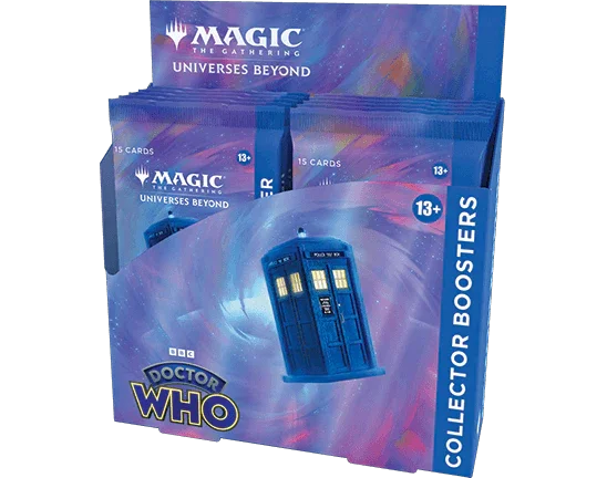 magic-the-gathering-universes-beyond-doctor-who-collector-booster-box-12-packs-the-card-vault-1 Magic: The Gathering - Universes Beyond - Doctor Who - Collector Booster Box (12x Packs) - Image 1