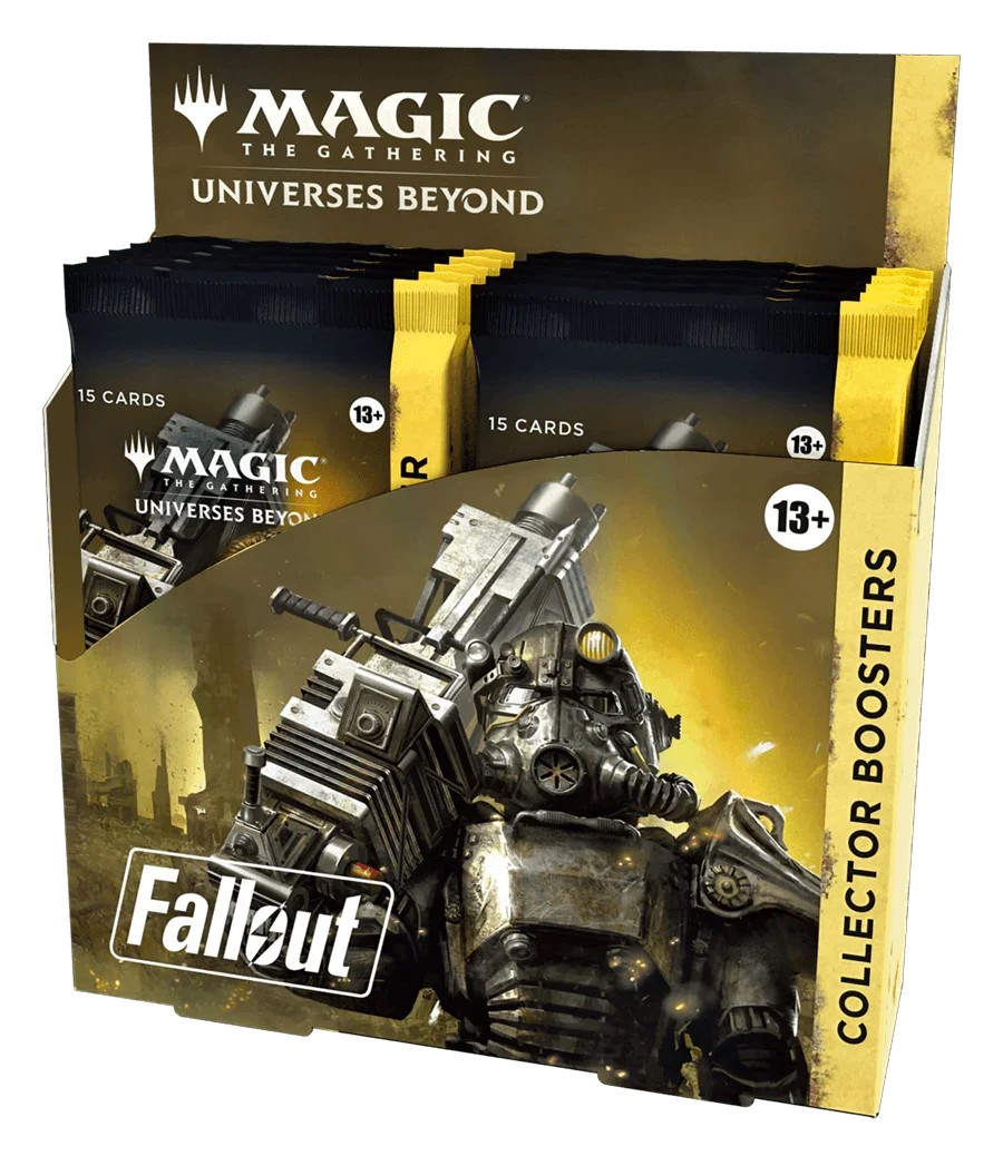 magic-the-gathering-universes-beyond-fallout-collector-booster-box-12-packs-the-card-vault-1 Magic: The Gathering - Universes Beyond - Fallout - Collector Booster Box (12x Packs) - Image 1