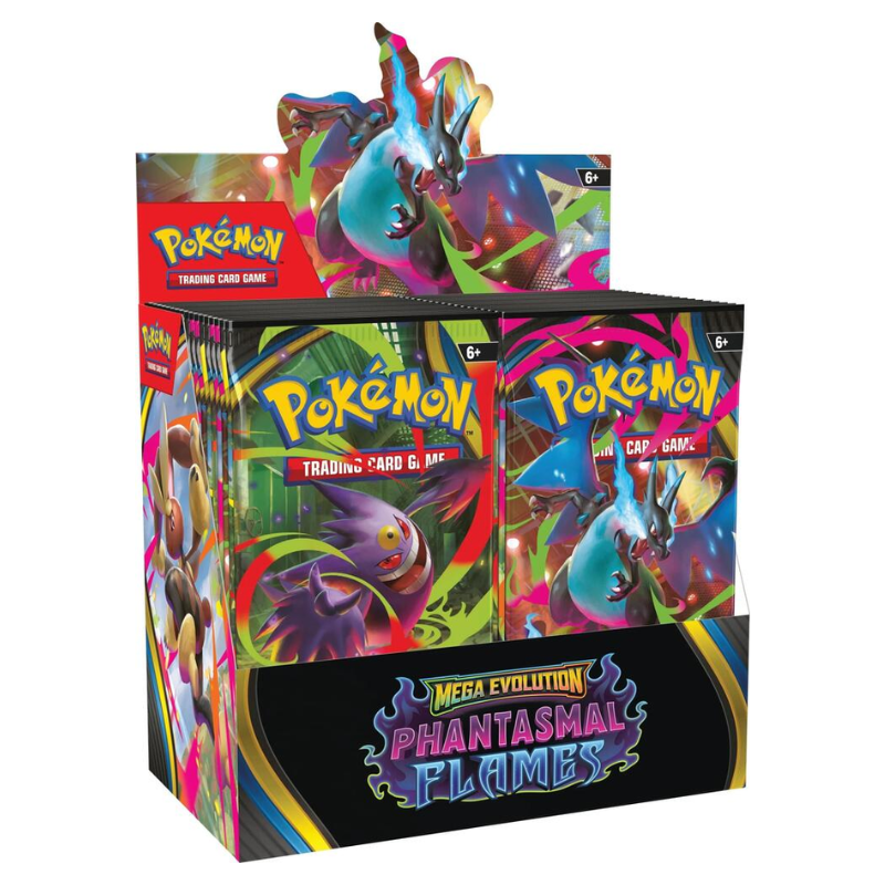 resizingforshopify-2025-11-06T123148.630 Pokemon Mega Evolution Phantasmal Flames Booster Box - Image 1