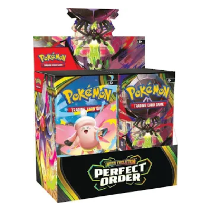 resizingforshopify-2026-03-20T115129.429_8c6033f2-4d87-40a8-80af-e403a39823cd Pokemon Mega Evolution Perfect Order Booster 6 Box Case - Image 1