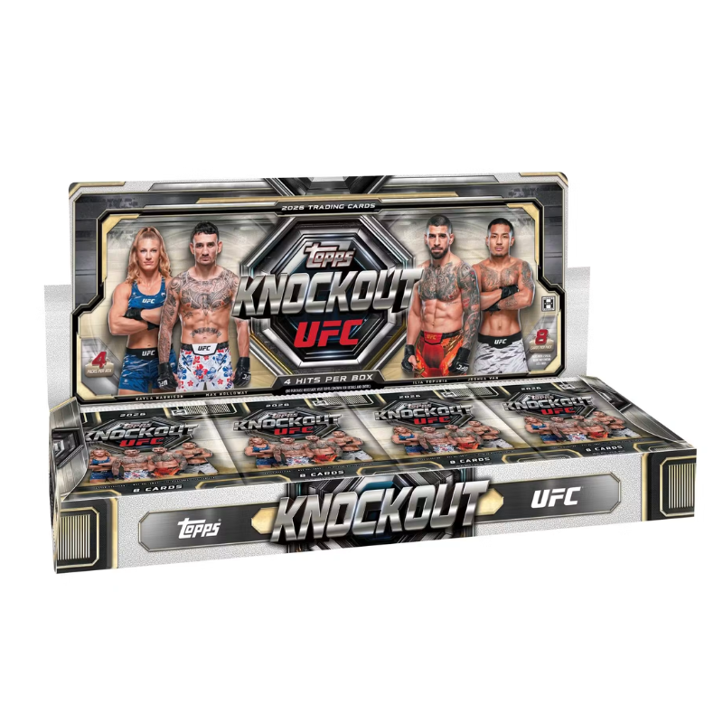 resizingforshopify-2026-06-15T163538.311 2026 Topps UFC Knockout Hobby Box - Image 1
