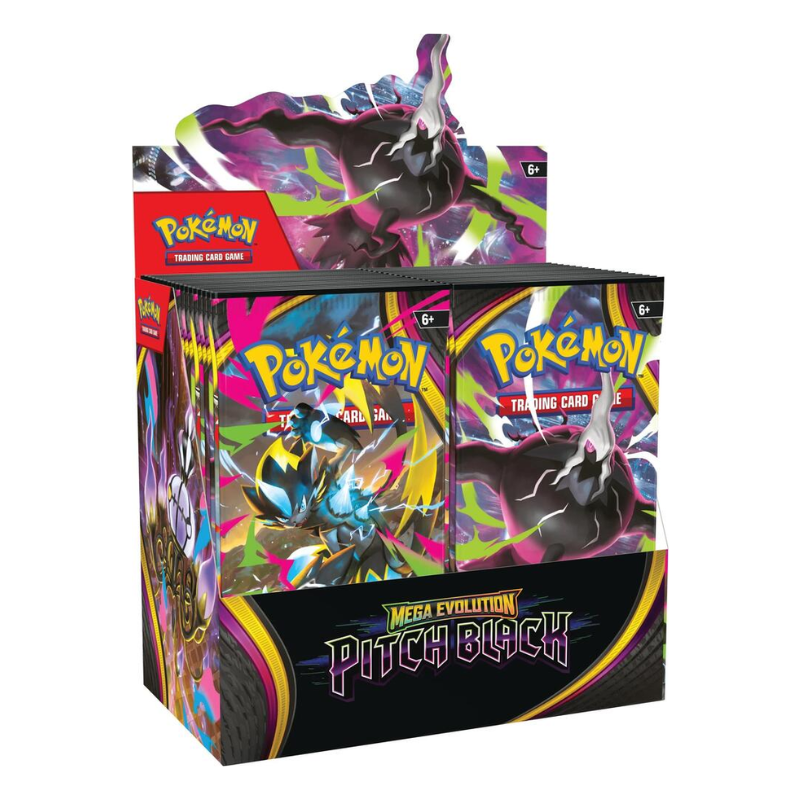 resizingforshopify-2026-07-02T131905.701 Pokemon Mega Evolution Pitch Black Booster 6 Box Case - Image 1
