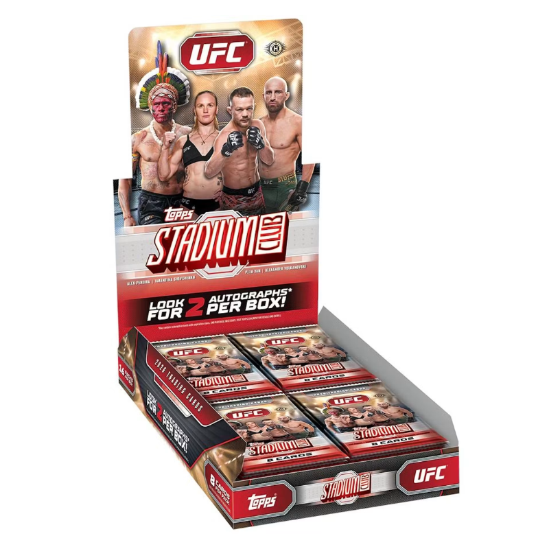resizingforshopify-2026-07-30T141112.243 2026 Topps Stadium Club UFC Hobby Box - Image 1