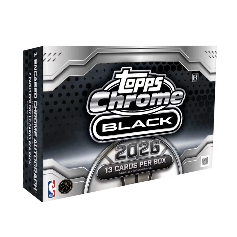 resizingforshopify_58_56b710bd-fc1f-4c72-b10a-9c840537ae1a 2025/26 Topps Chrome Black Basketball Hobby Box - Image 1